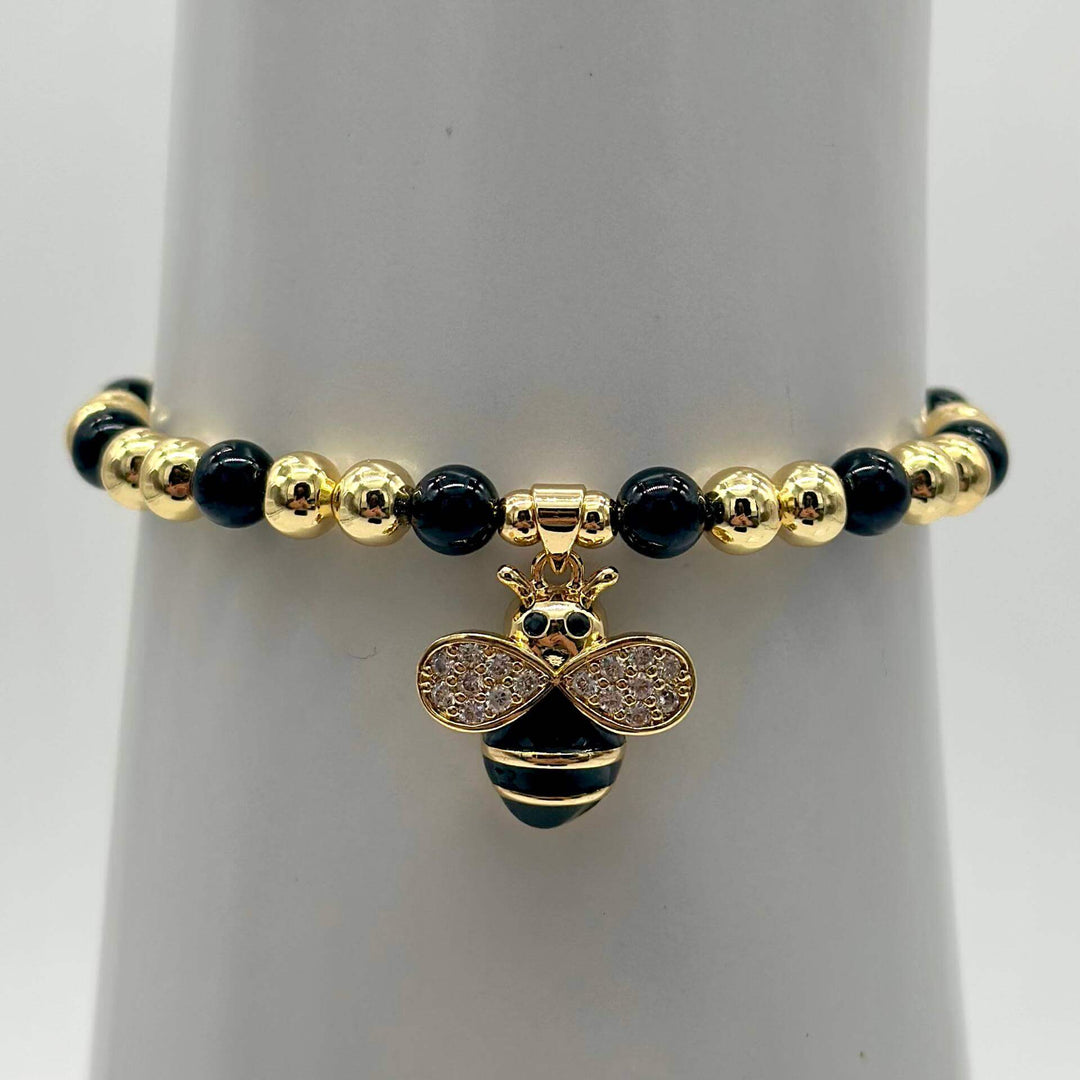 Pulsera abeja – Chapa de Oro 18K | MAEL