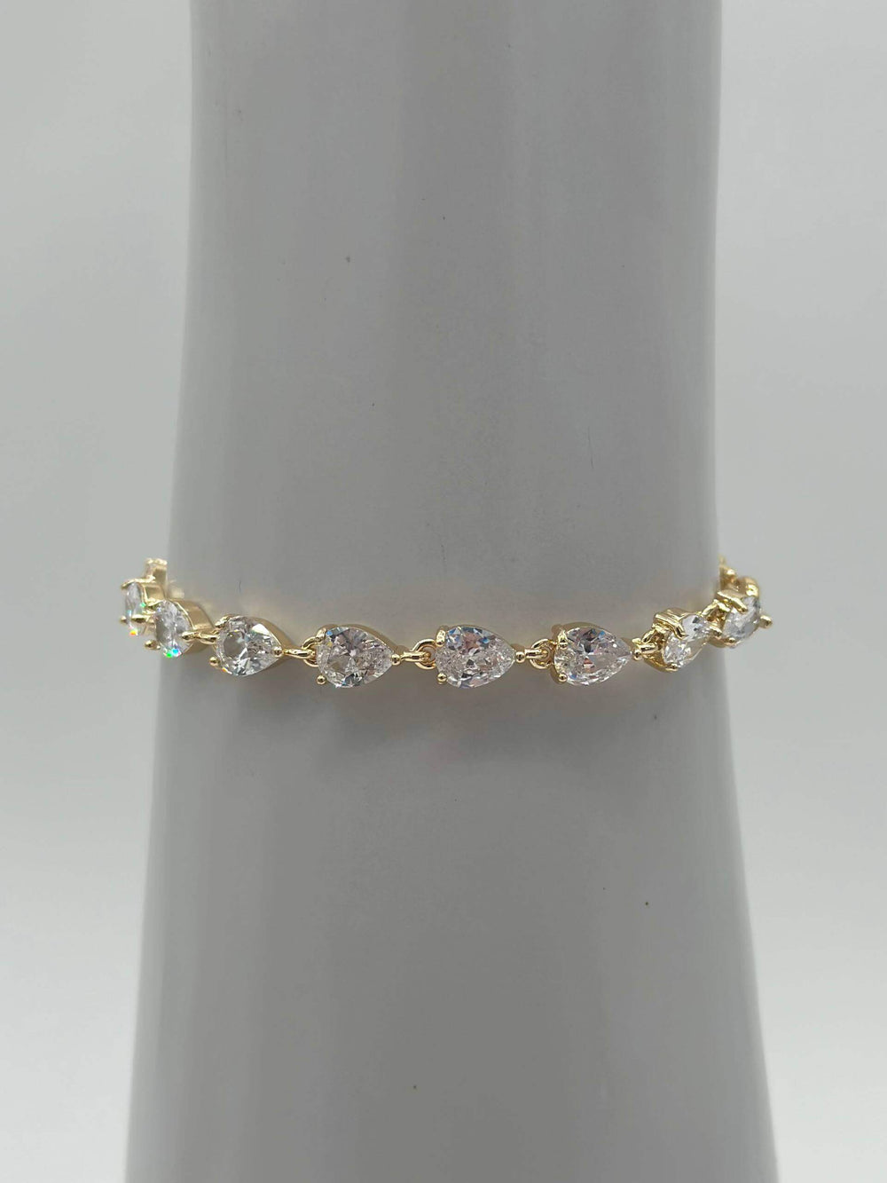 Pulsera Zirconia – Chapa de Oro 18K | MAEL