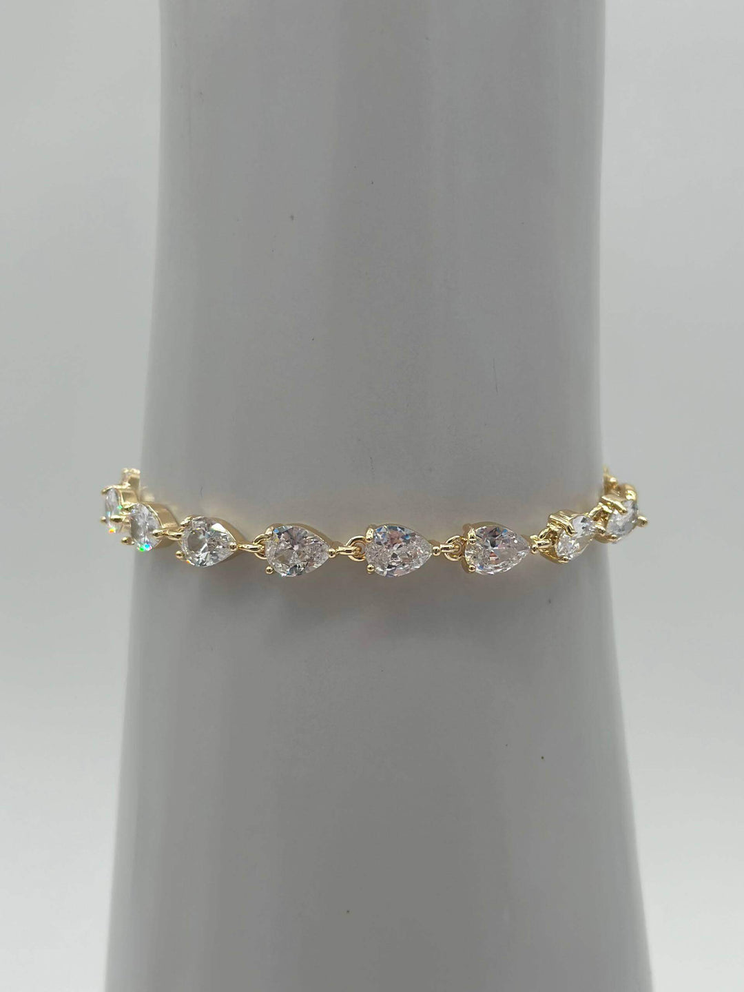 Pulsera Zirconia – Chapa de Oro 18K | MAEL