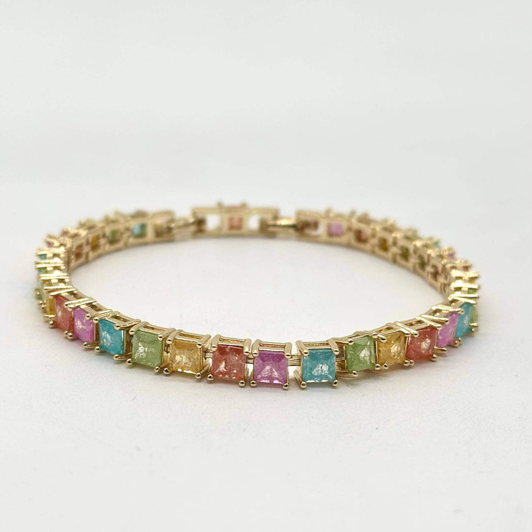 Pulsera colores– Chapa de Oro 18K | MAEL