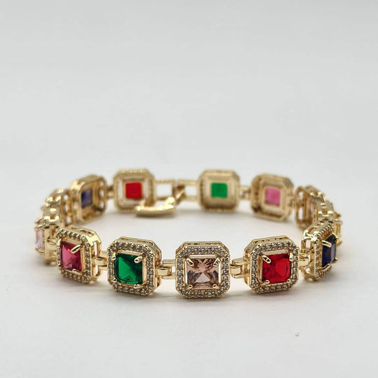 Pulsera colores – Chapa de Oro 18K | MAEL