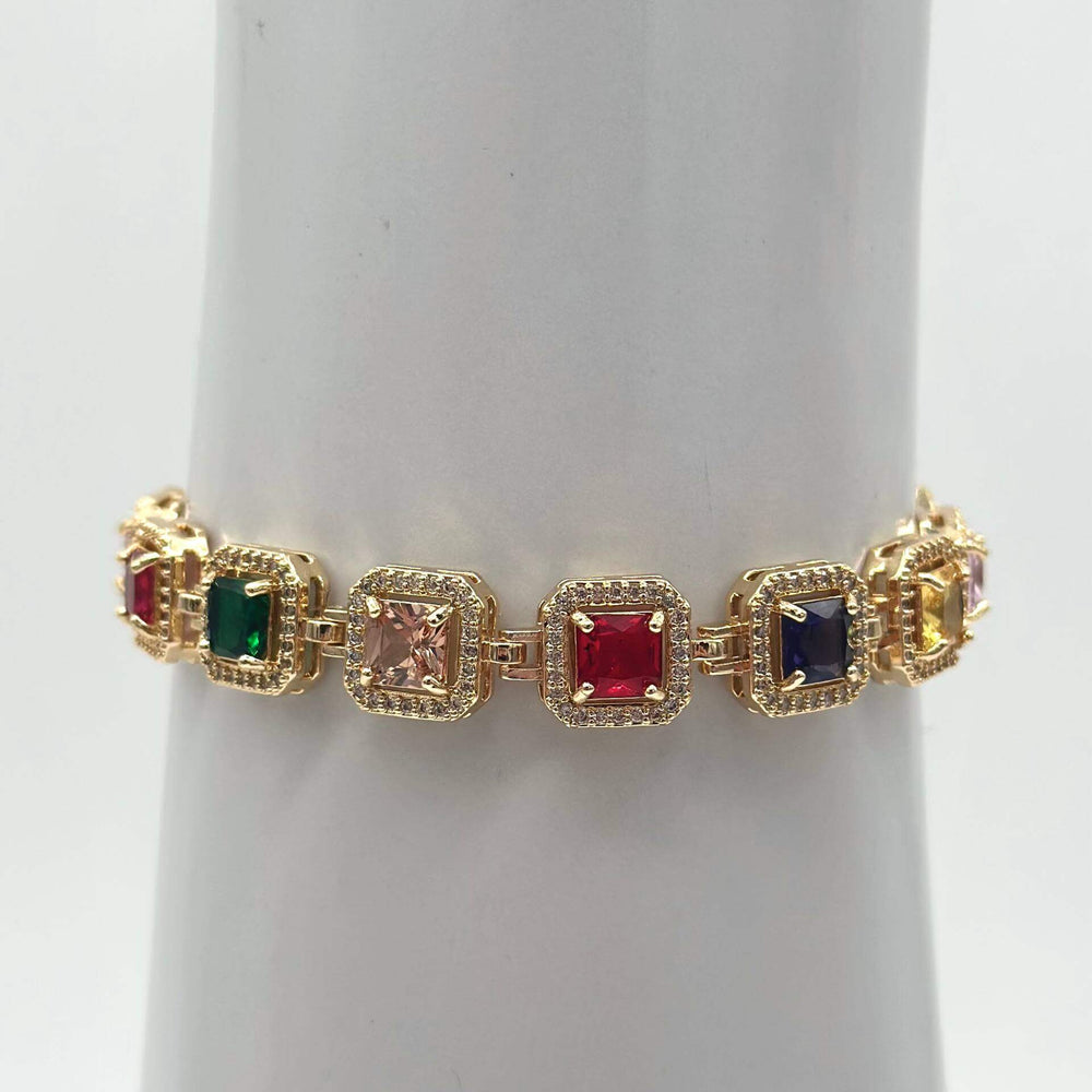Pulsera colores – Chapa de Oro 18K | MAEL