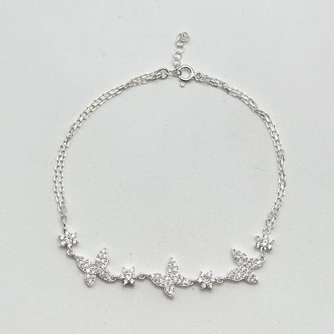 PULSO MARIPOSAS PLATA 925