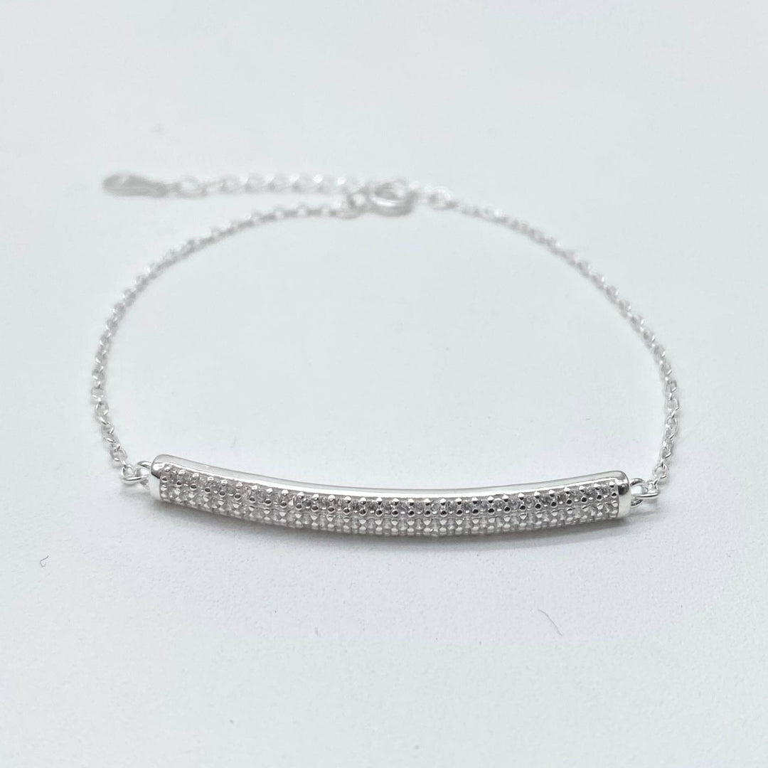 PULSO BRILLOS LINEAL PLATA 925