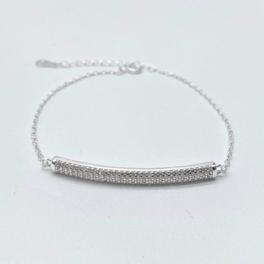 PULSO BRILLOS LINEAL PLATA 925