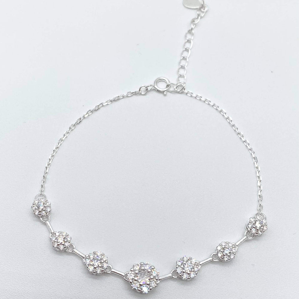 PULSO FLORES PLATA 925