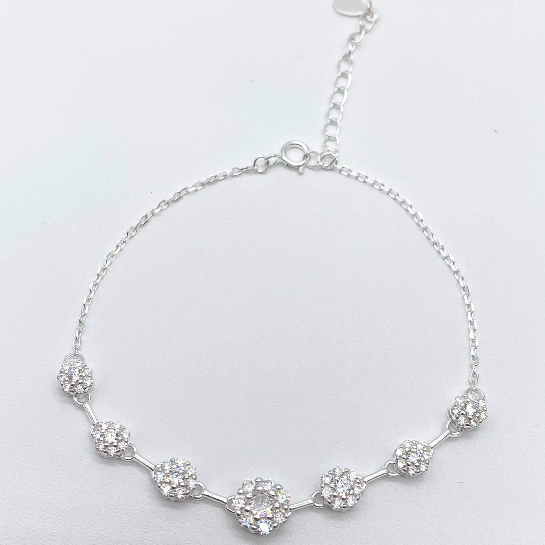 PULSO FLORES PLATA 925