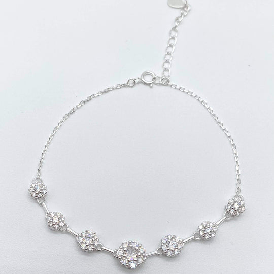 PULSO FLORES PLATA 925