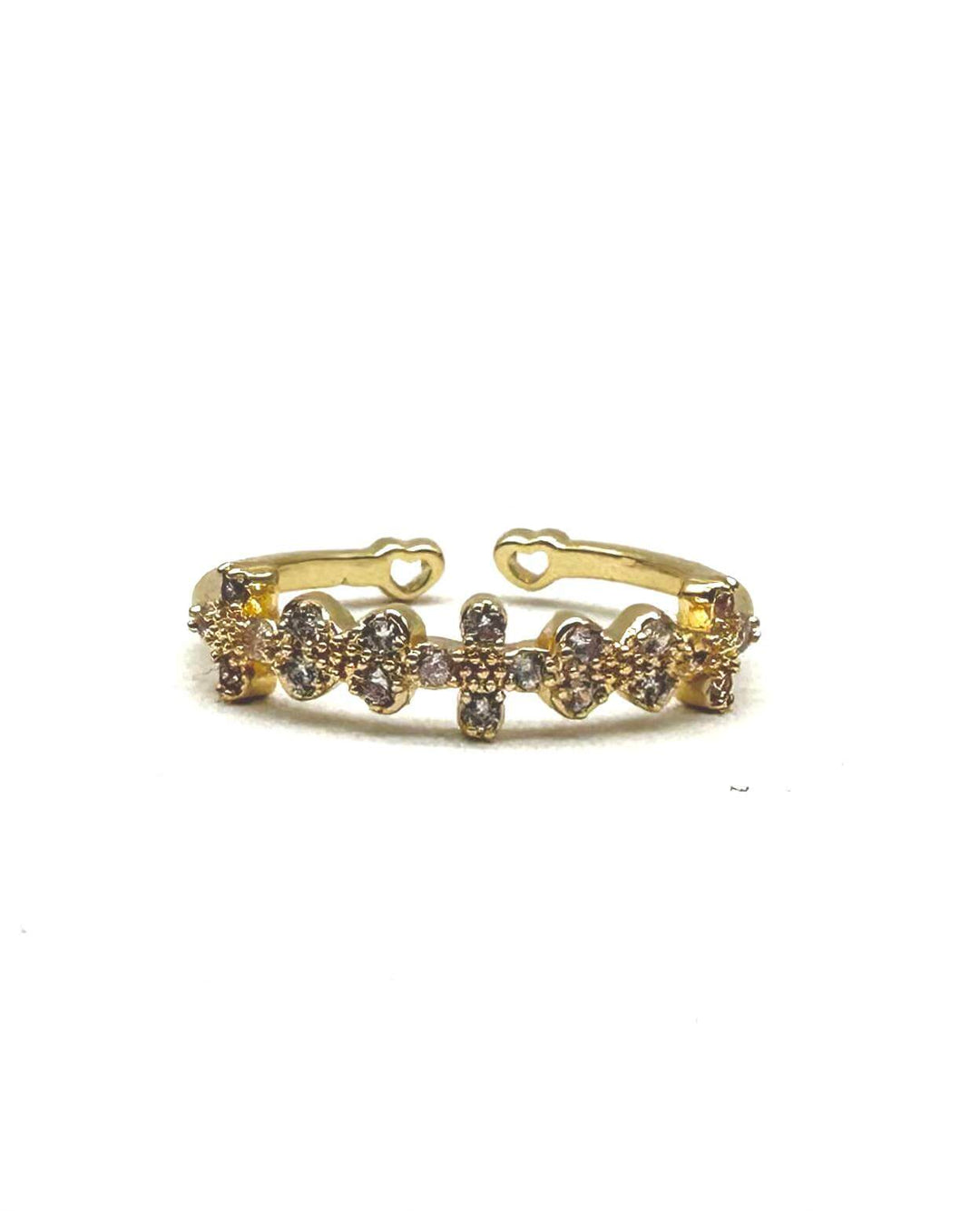 Anillo cruz– Chapa de Oro 18K | MAEL