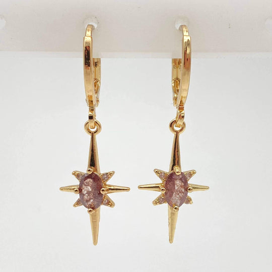 Huggie estrella – Chapa de Oro 18K | MAEL