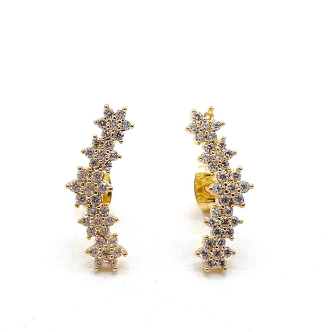 Arete estrellas – Chapa de Oro 18K | MAEL