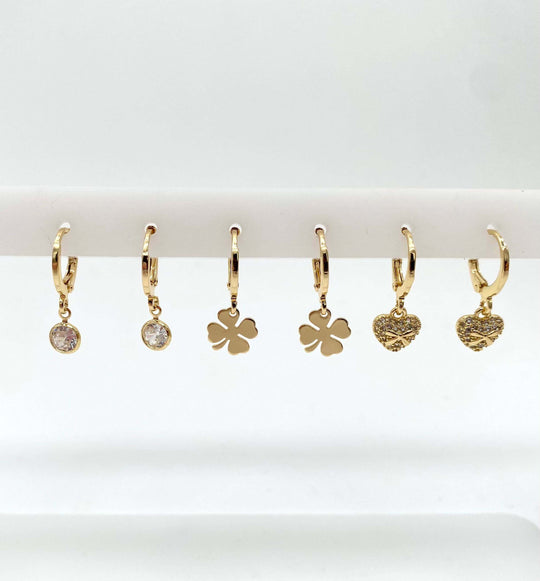 Set aretes– Chapa de Oro 18K | MAEL