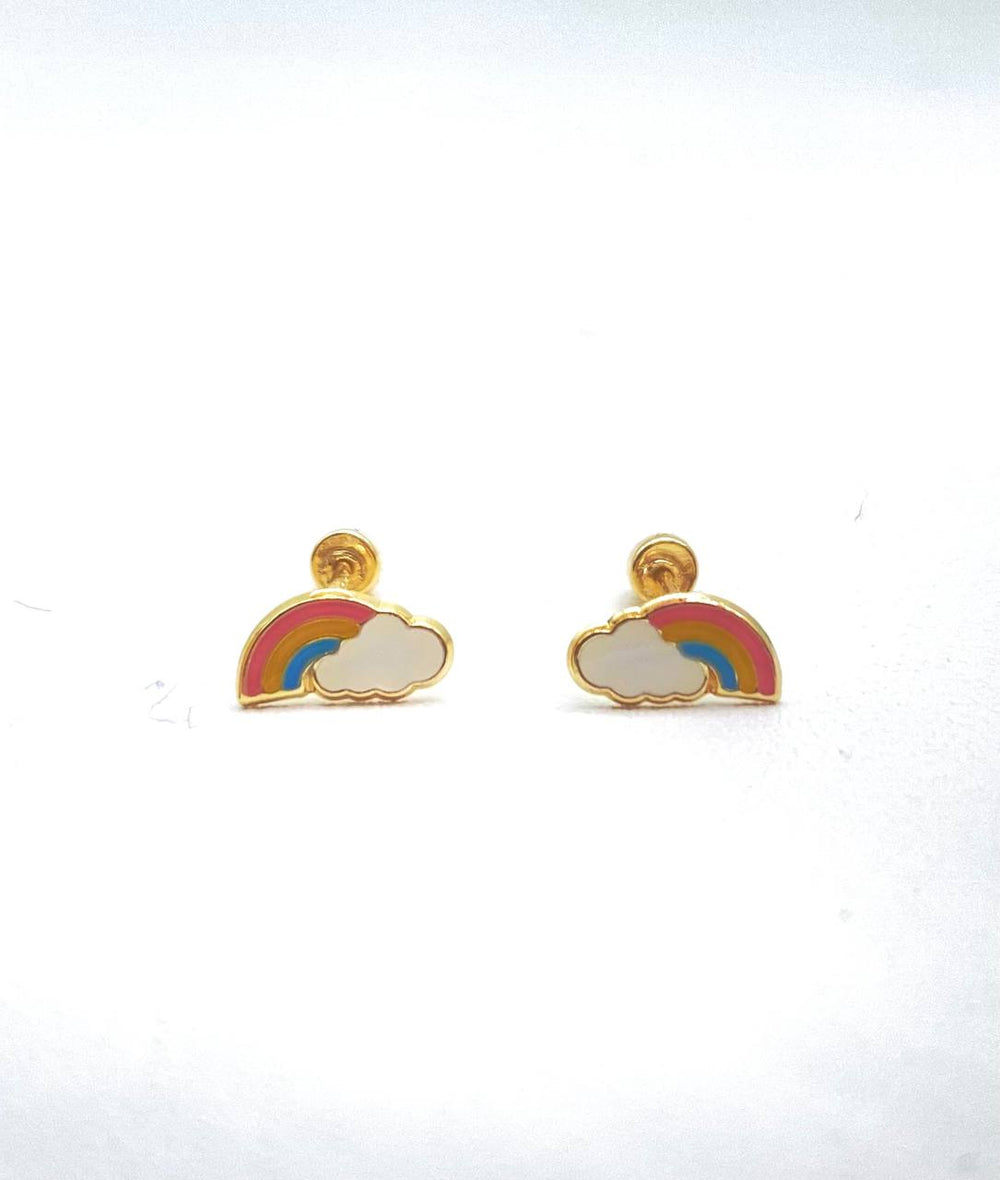 BROQUEL ARCOIRIS ORO 10K