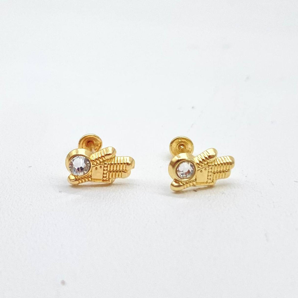 BROQUEL ASTRONAUTA ORO 10K