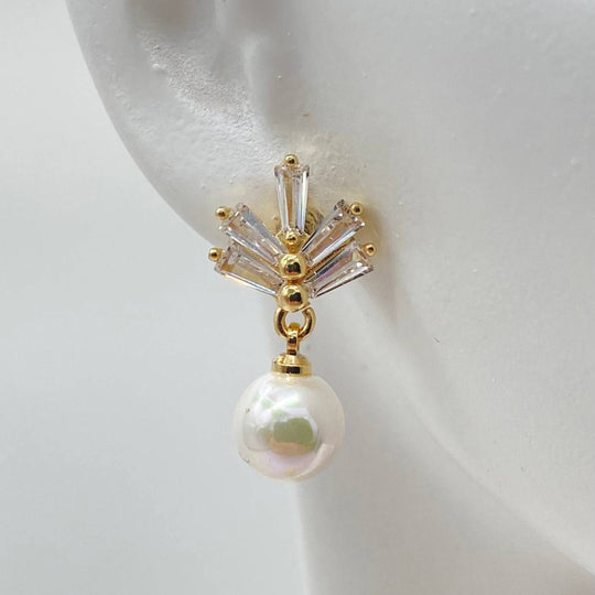 Broquel perla – Chapa de Oro 18K | MAEL