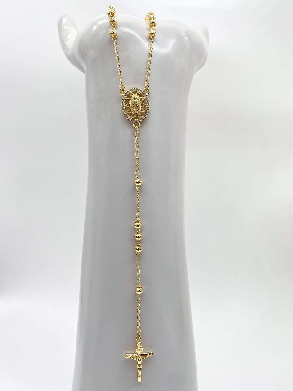 Rosario virgen guadalupe – Chapa de Oro 18K | MAEL