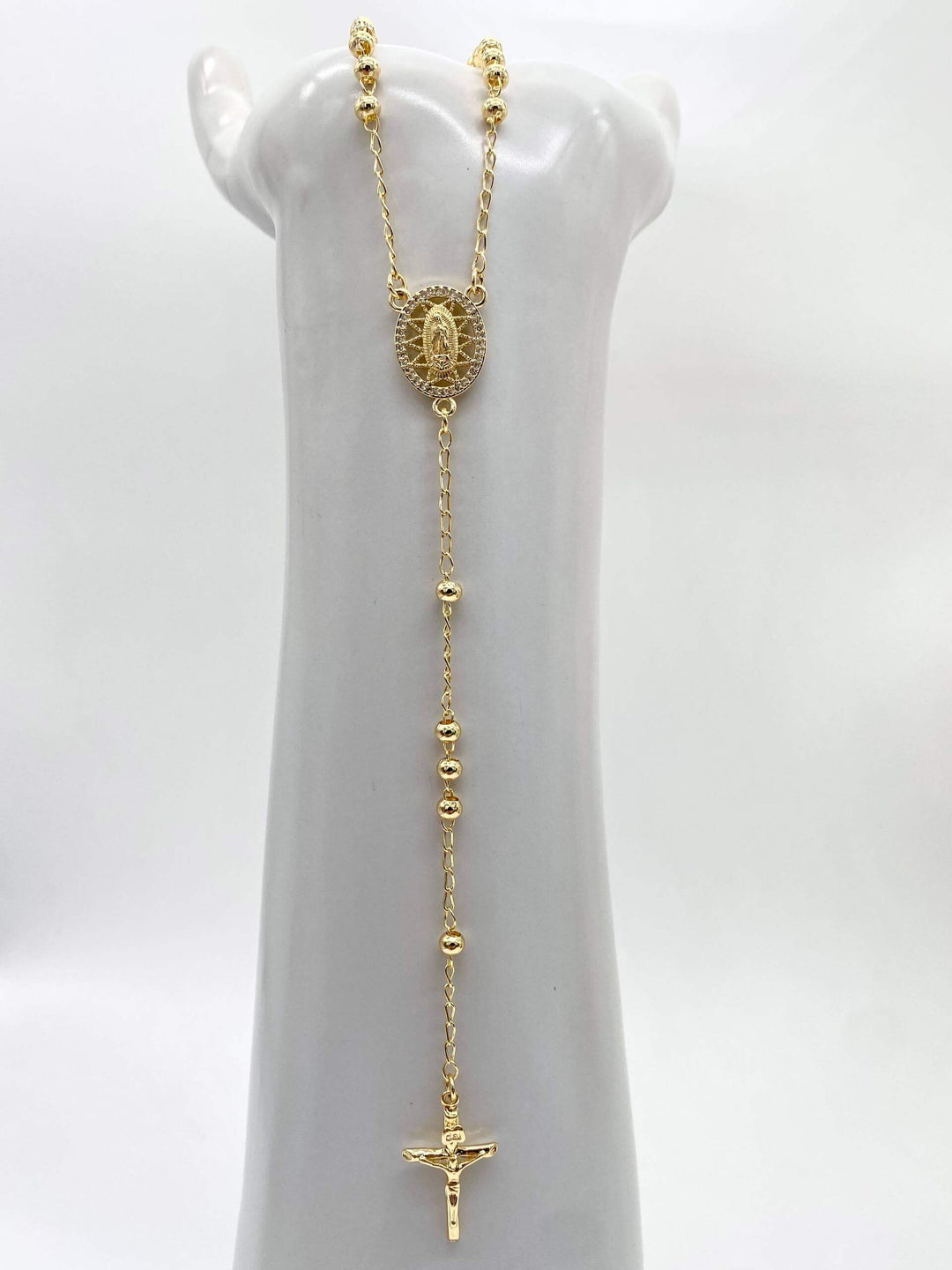 Rosario virgen guadalupe – Chapa de Oro 18K | MAEL