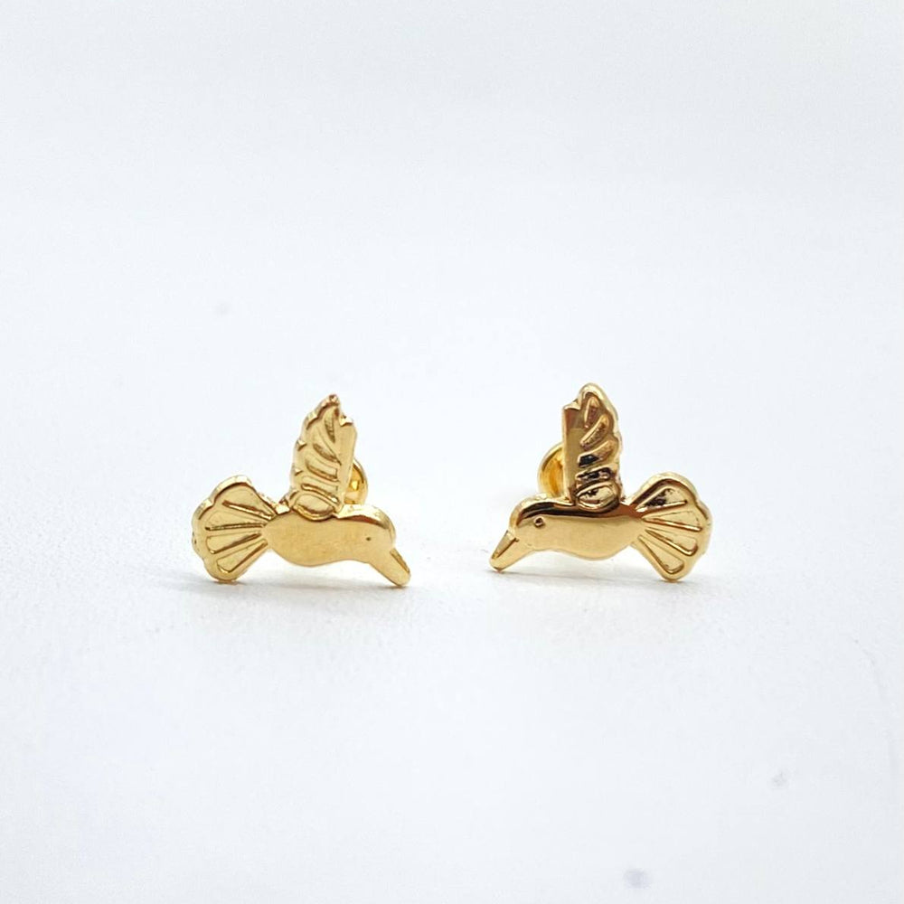 BROQUEL ORO 10K COLIBRI