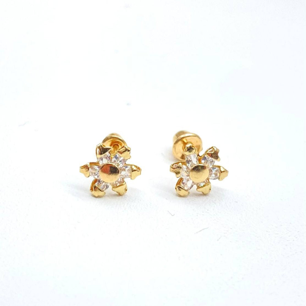 BROQUEL ORO 10K FLOR REHILETE
