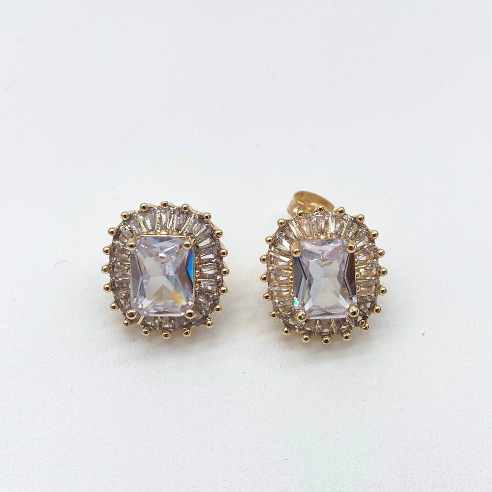 Set Princesa – Dije, cadena y aretes en Chapa de Oro 18K | MAEL