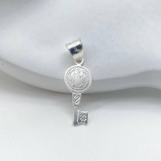DIJE LLAVE SAN BENITO PLATA 925