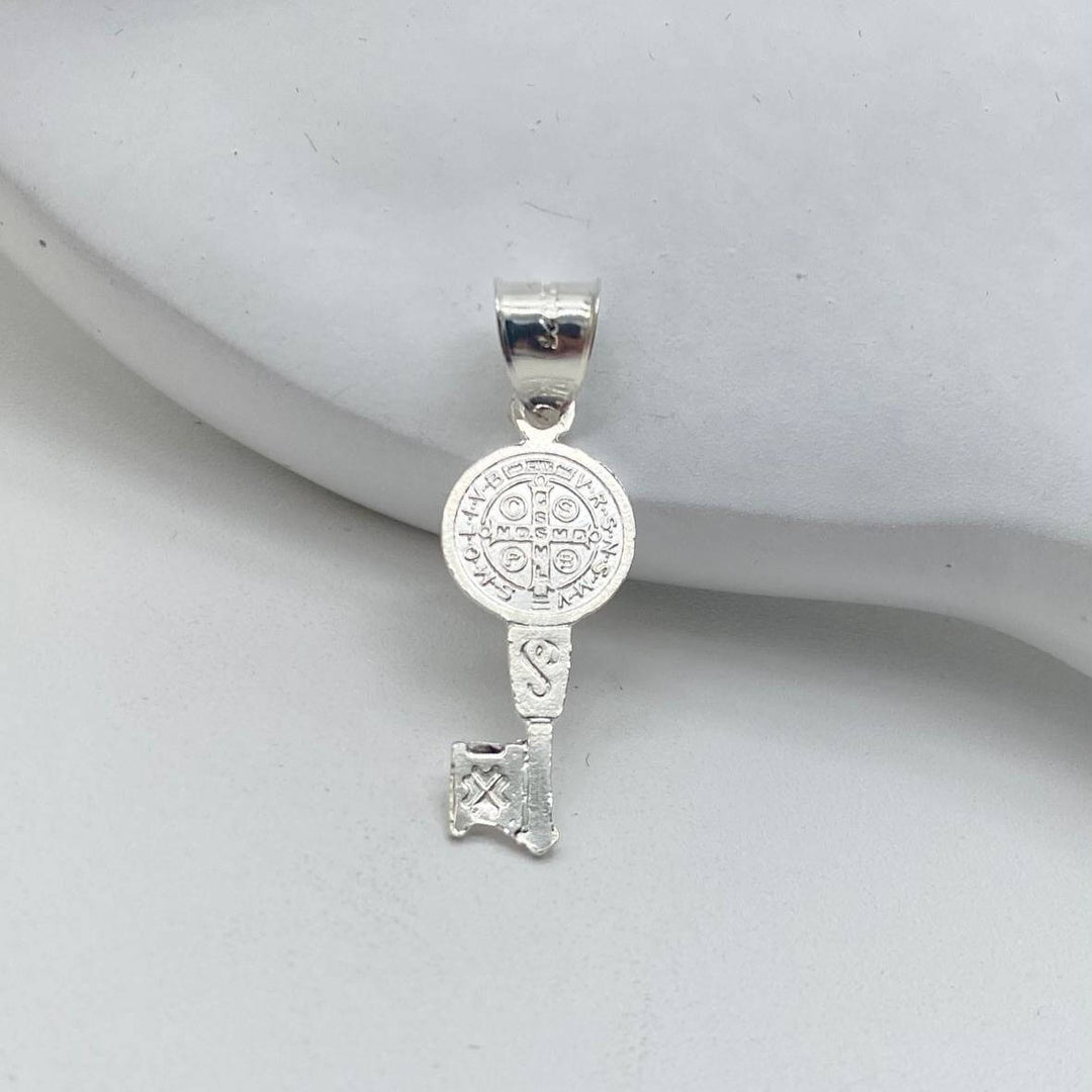 DIJE LLAVE SAN BENITO PLATA 925
