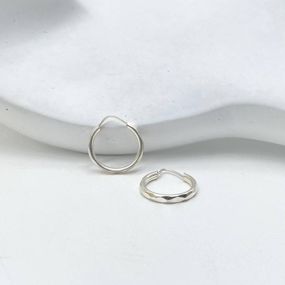 ARRACADA FACETADA PLATA 925