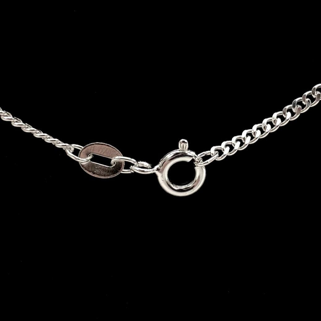 CADENA BARBADO PLATA 925