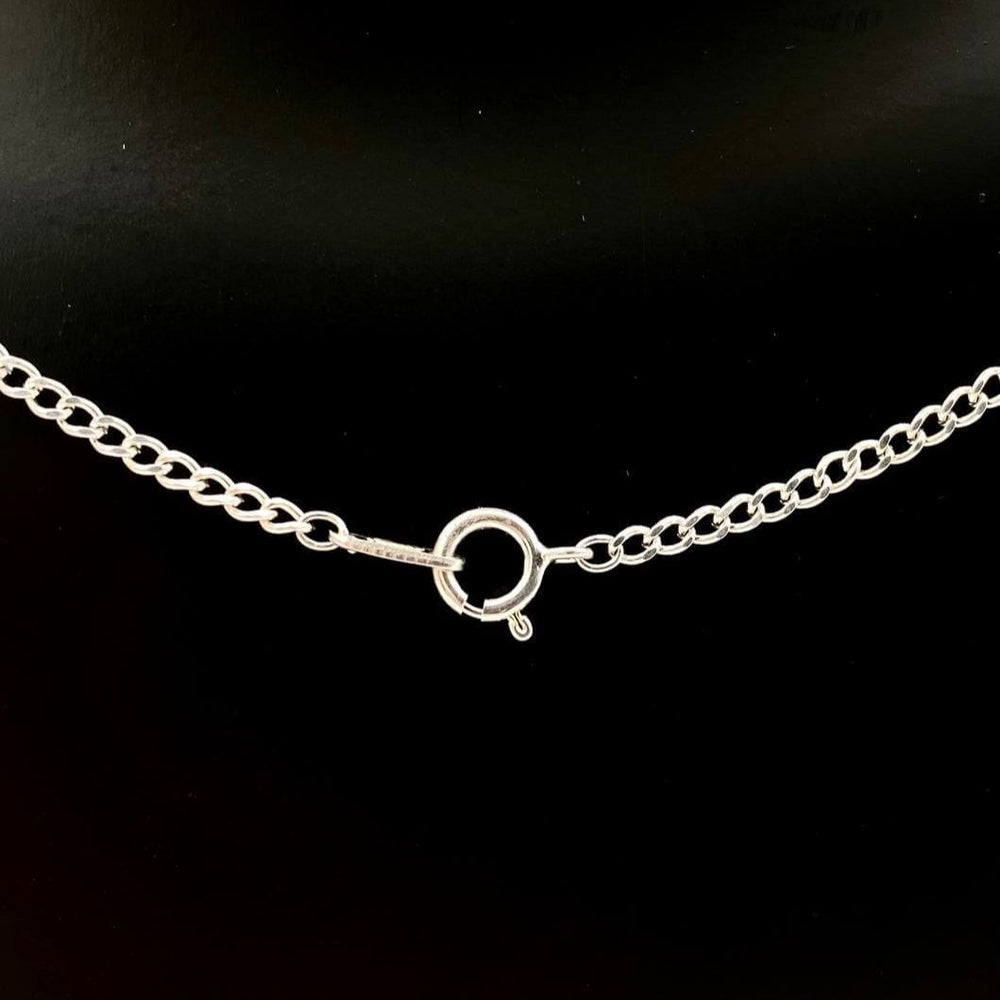 CADENA BARBADO PLATA 925