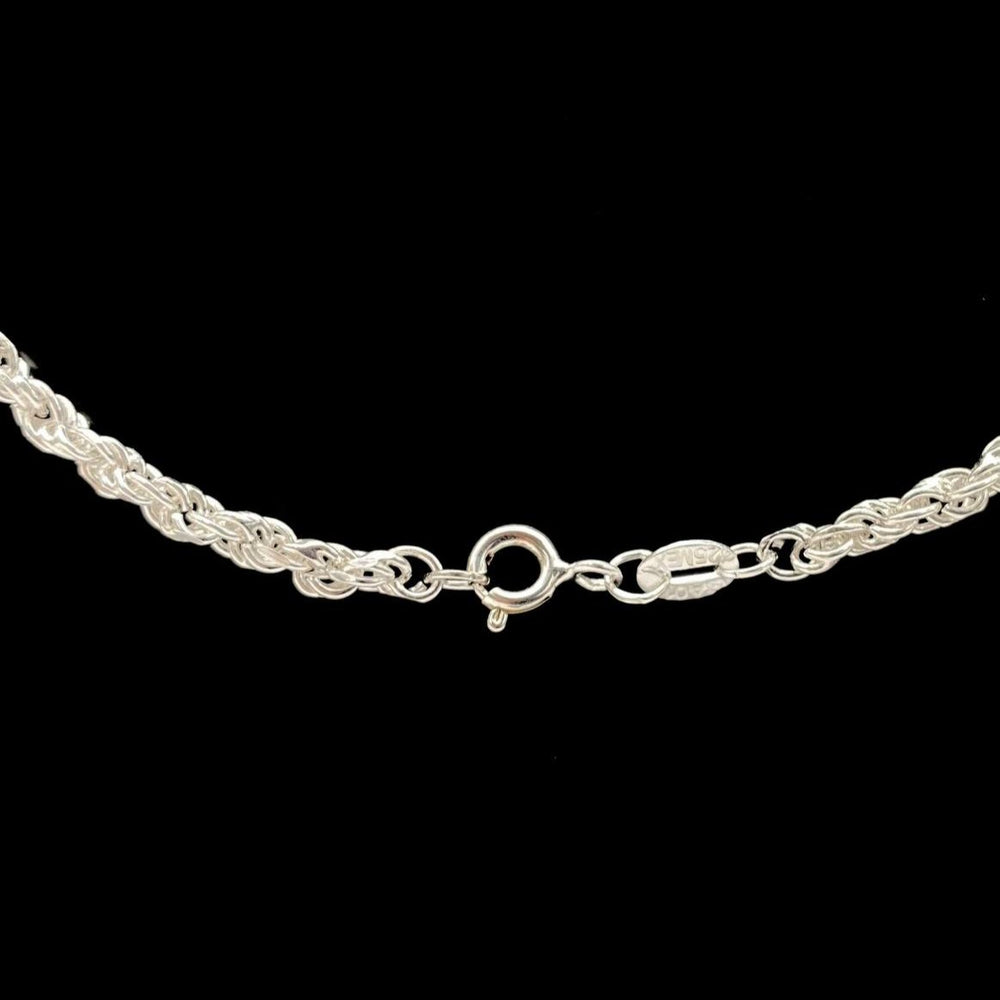 CADENA TORSAL PLATA 925