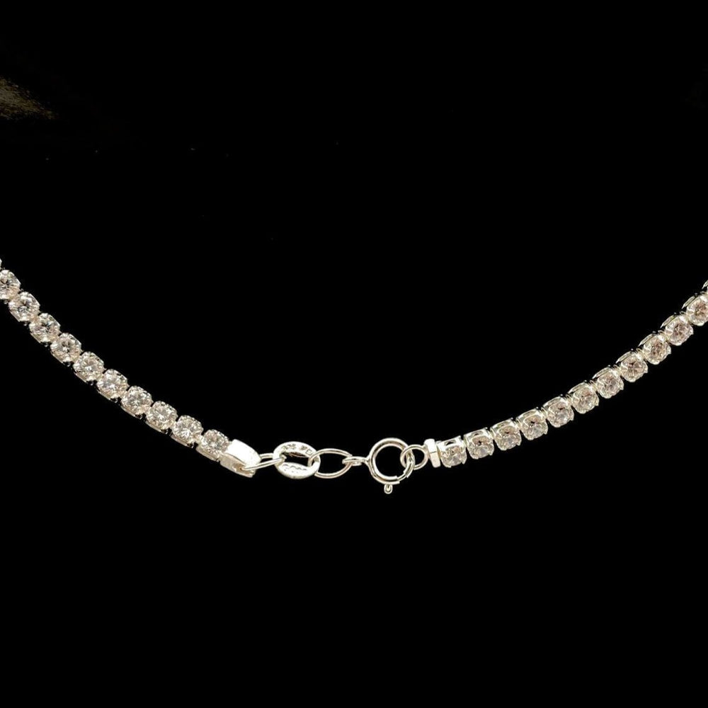CADENA TENIS PLATA 925