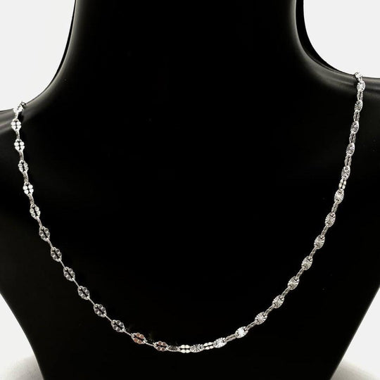 CADENA GUCII TORCIDO PLATA 925