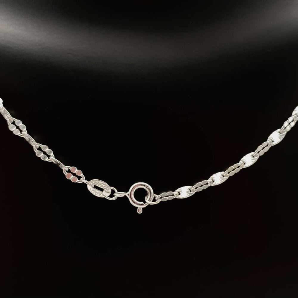 CADENA GUCII TORCIDO PLATA 925