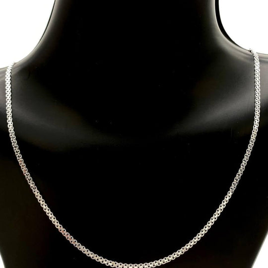 CADENA BISMARK PLATA 925
