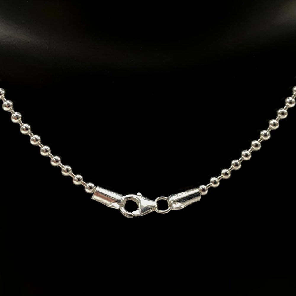 CADENA MILITAR PLATA 925