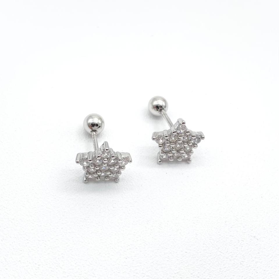 ARETE ESTRELLA PLATA 925 #282