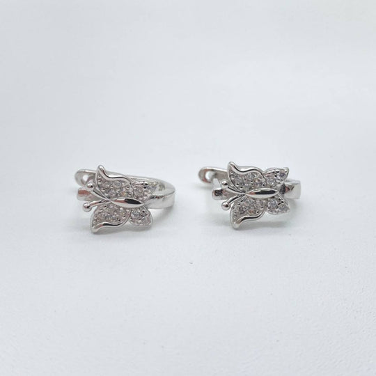 HUGGIE MARIPOSA PLATA 925