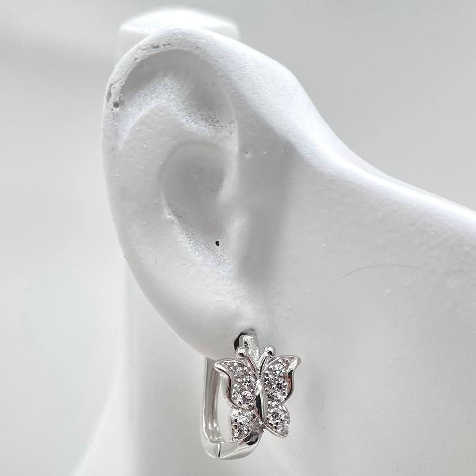 HUGGIE MARIPOSA PLATA 925