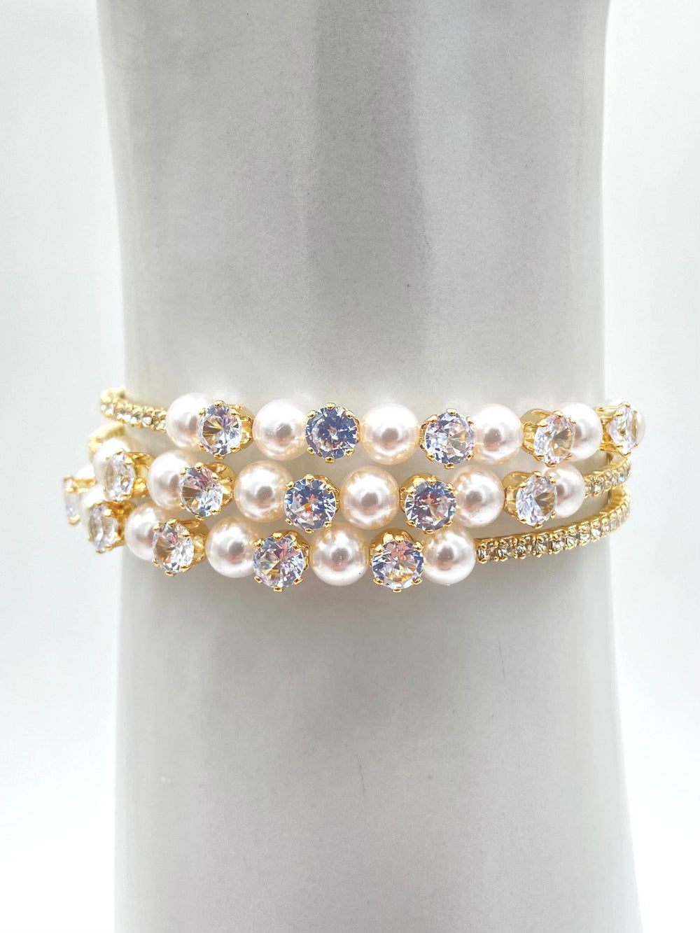 PULSO AJUSTABLE ZIRCONIA CON PERLAS