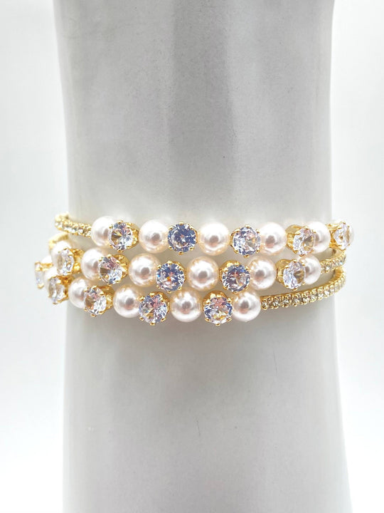 PULSO AJUSTABLE ZIRCONIA CON PERLAS