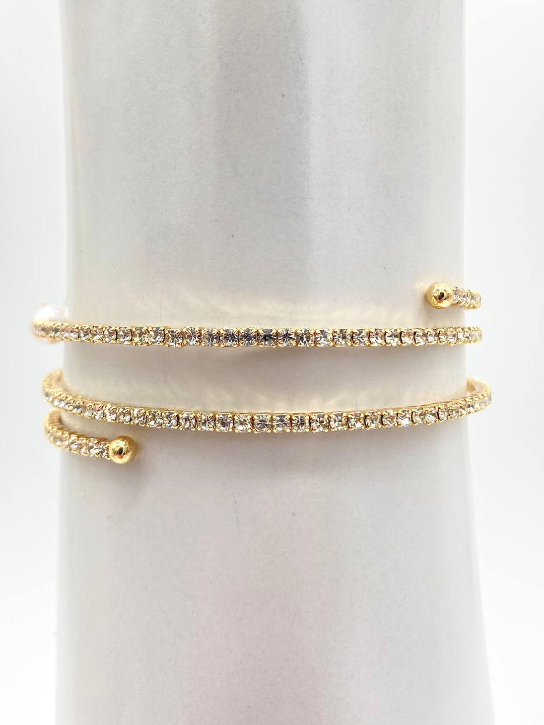 PULSO AJUSTABLE ZIRCONIA CON PERLAS