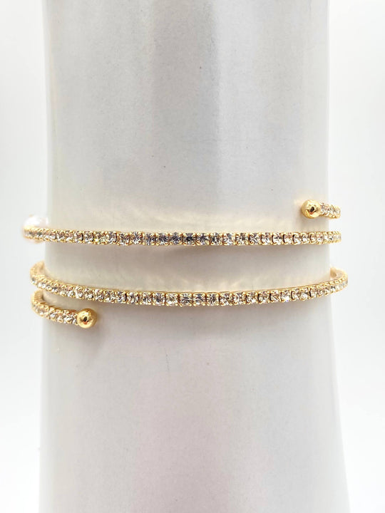 PULSO AJUSTABLE ZIRCONIA CON PERLAS