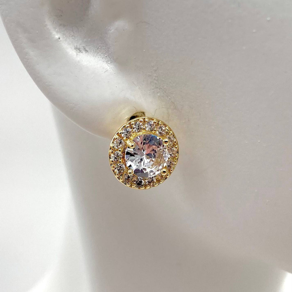 BROQUEL CHAPA DE ORO 18K CIRCULO