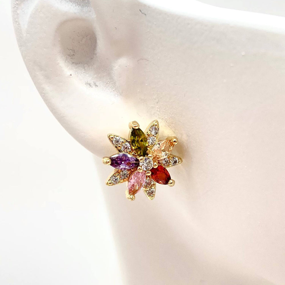 BROQUEL CHAPA DE ORO 18K, FLOR