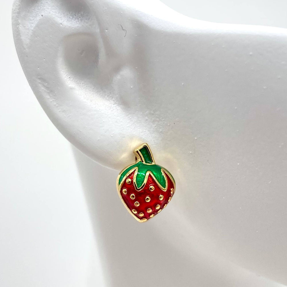 ARETE FRESA CHAPA DE ORO 18K