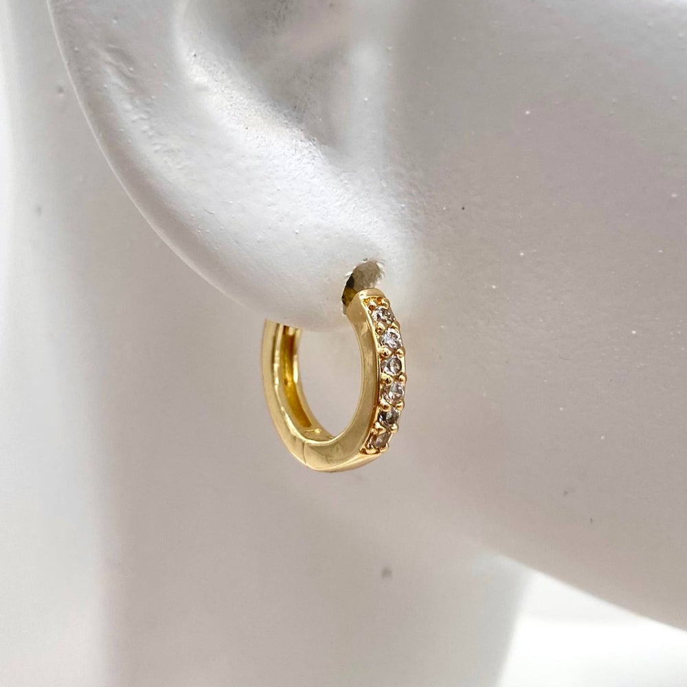 HUGGIE CHAPA DE ORO 18K
