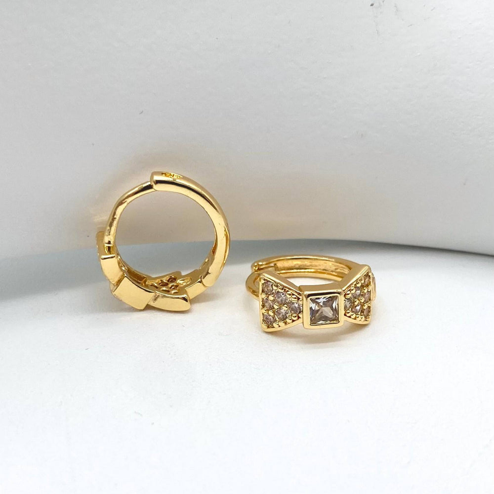 HUGGIE CHAPA DE ORO 18K