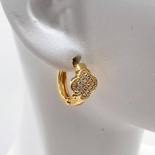 HUGGIE CHAPA DE ORO 18K