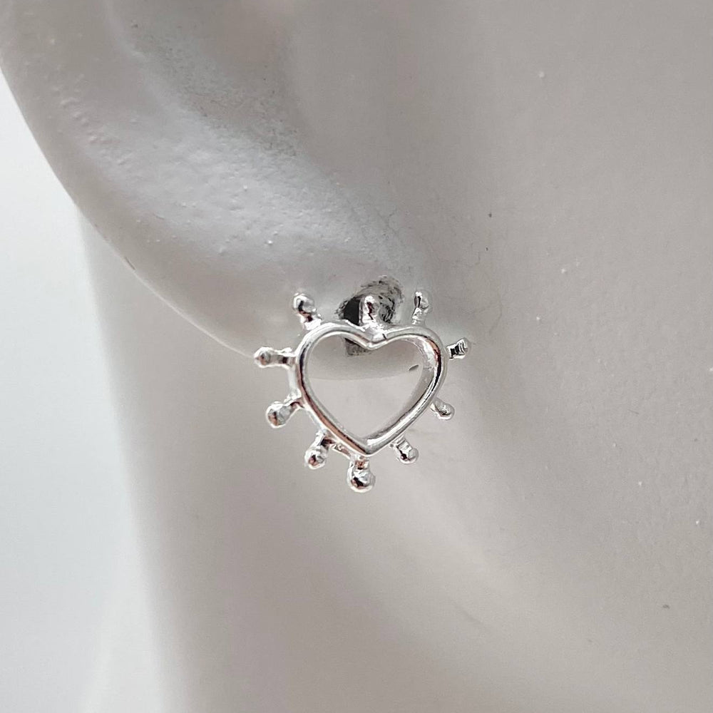 BROQUEL CORAZON ATOMO PLATA 925
