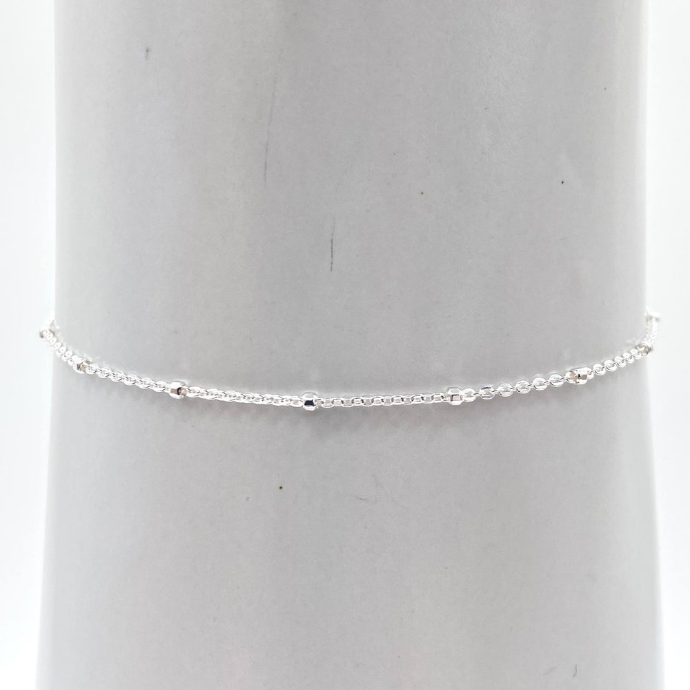 PULSO ANCLA BOLITAS PLATA 925